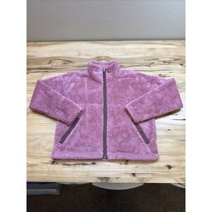 The North Face Jacket Women's XL Pink Furry Fleece 2.0 Long Full Zip